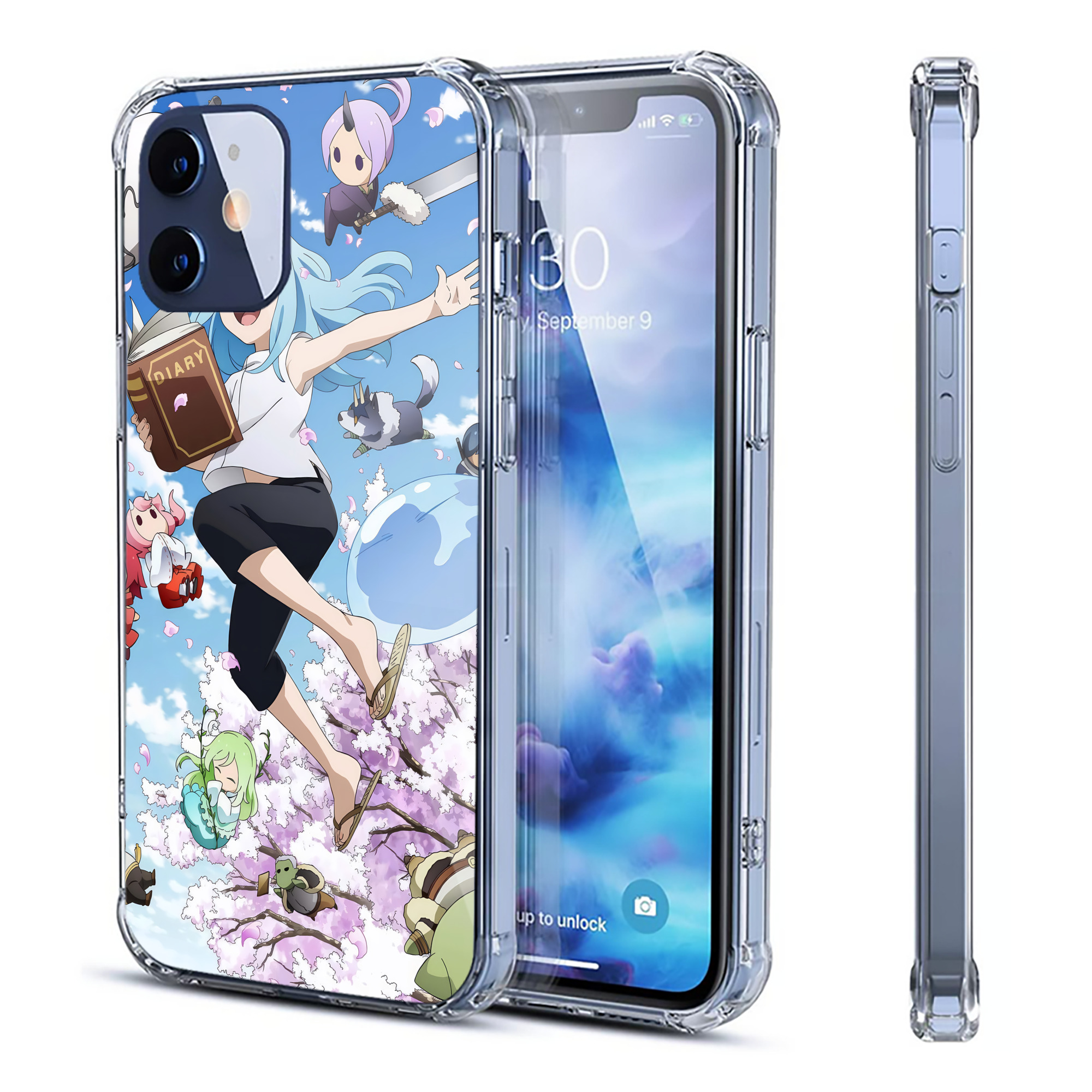 （画像用） 転スラ Regarding Reincarnated to Slime 【iPhone 12シリーズ対応】透明スマホケース（クリアソフトケース）